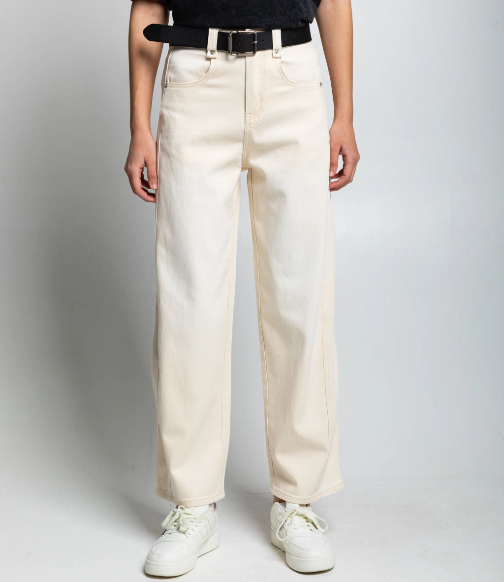 Джинсы #КТ89521, кремовый - Dommod фото 2