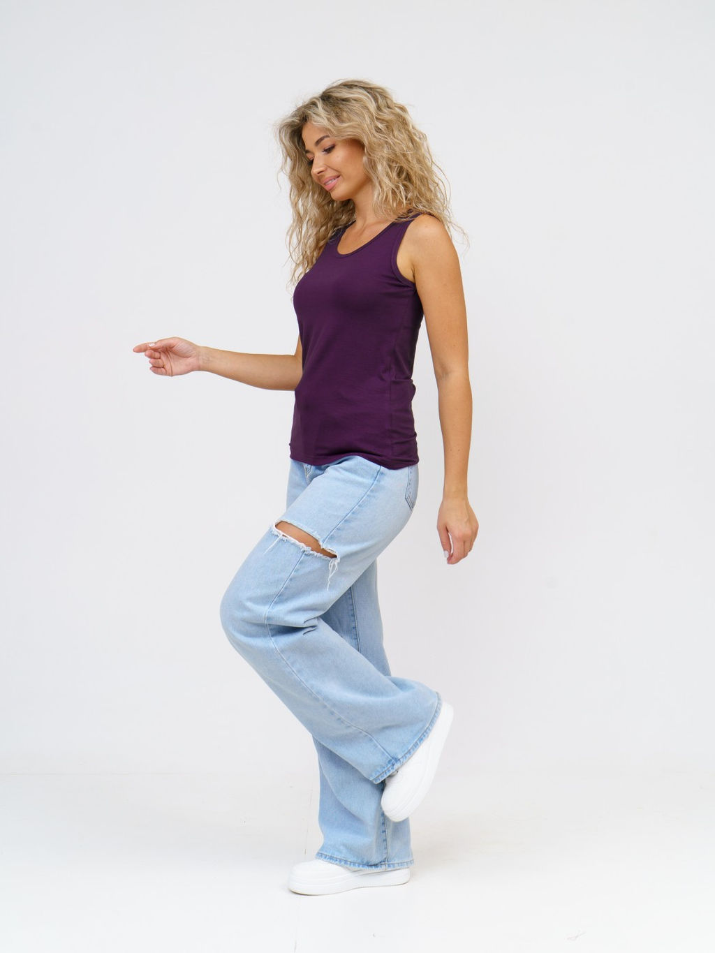 Майка топ Вискоза 95%, лайкра 5% - Ивассорти фото 65