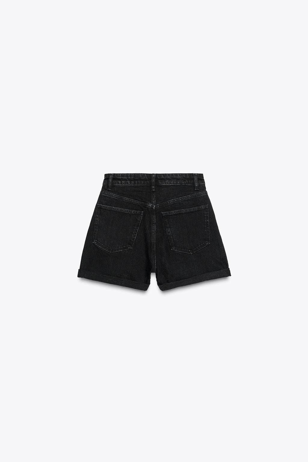 HIGH-WAIST MOM FIT TRF BERMUDA SHORTS - Zara фото 8