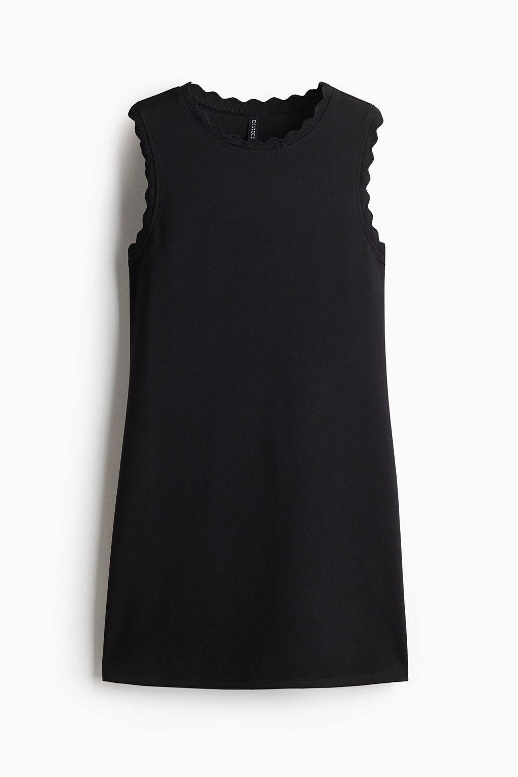 Vestido de punto con ribetes festoneados - H&m фото 2