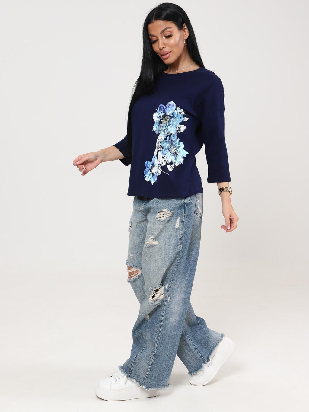 IV-CAPRIZ Мимулус - футболка чернильный