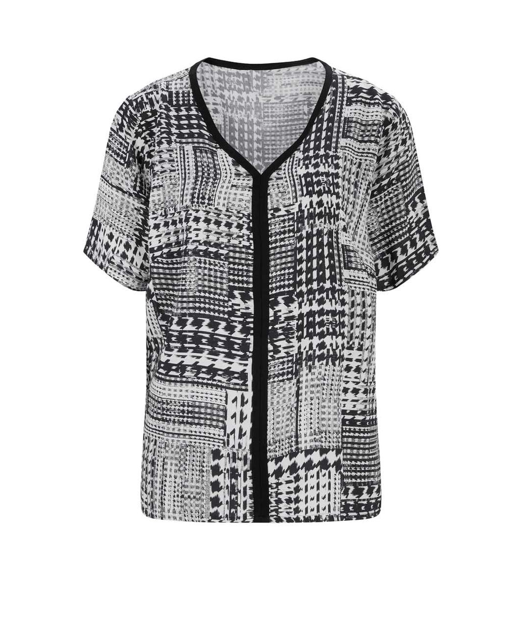 Блузка, черно-белая - Ashley brooke фото 2