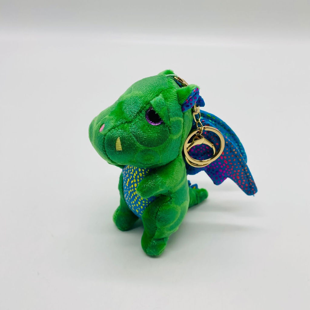 Мягкая игрушка брелок Дино с цветными чешуйками 13 см в ассортименте - Storyland фото 3