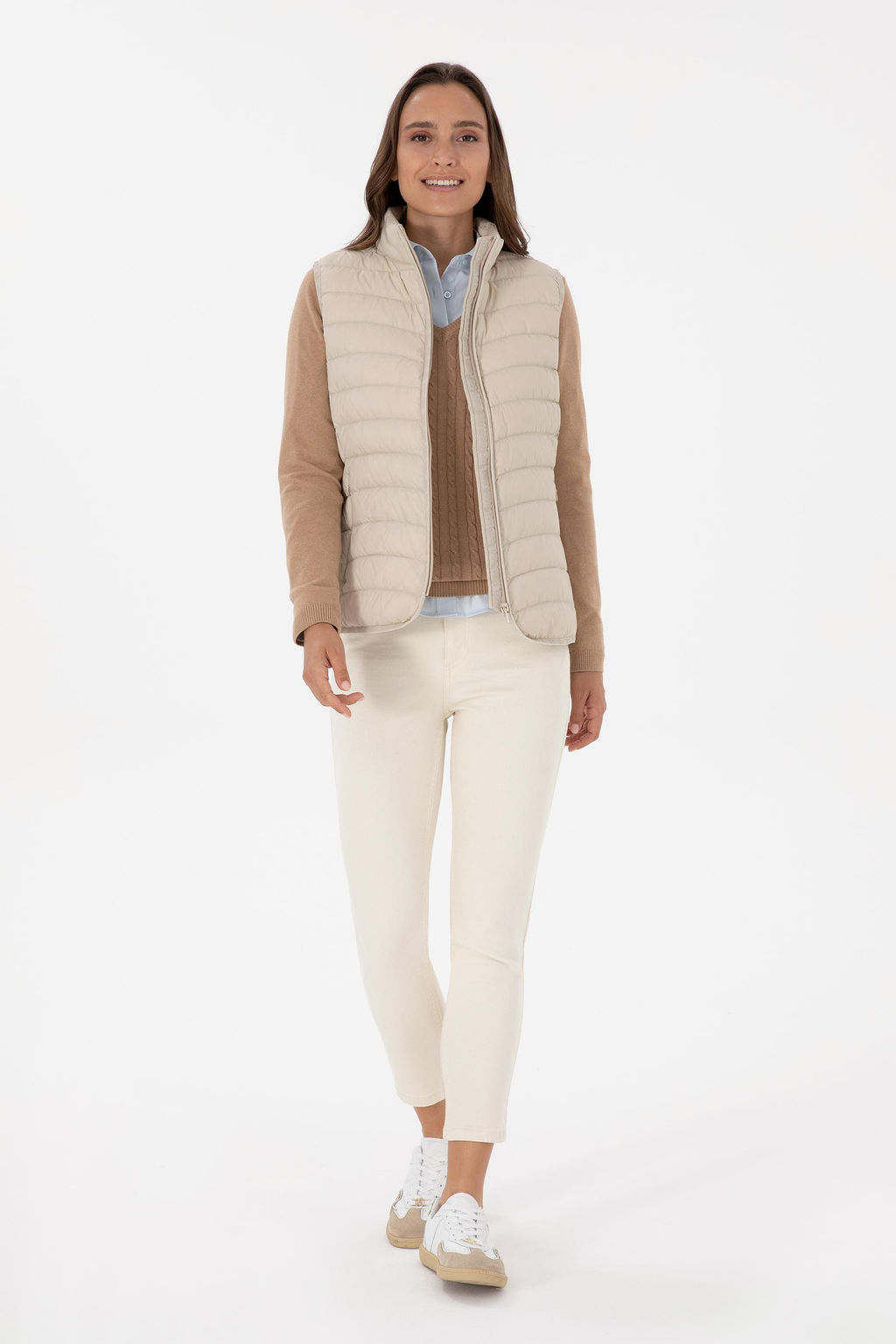 Kad_n BEYAZ Yelek Sepette S_rpriz _ndirim - U.s. polo assn фото 4