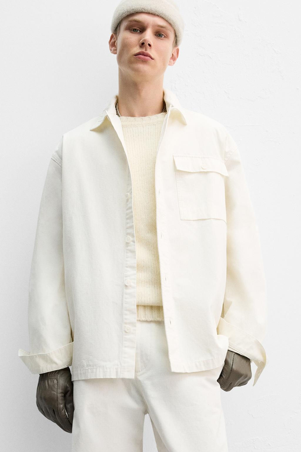 TEXTURED OVERSHIRT - LIMITED EDITION - Zara фото 5