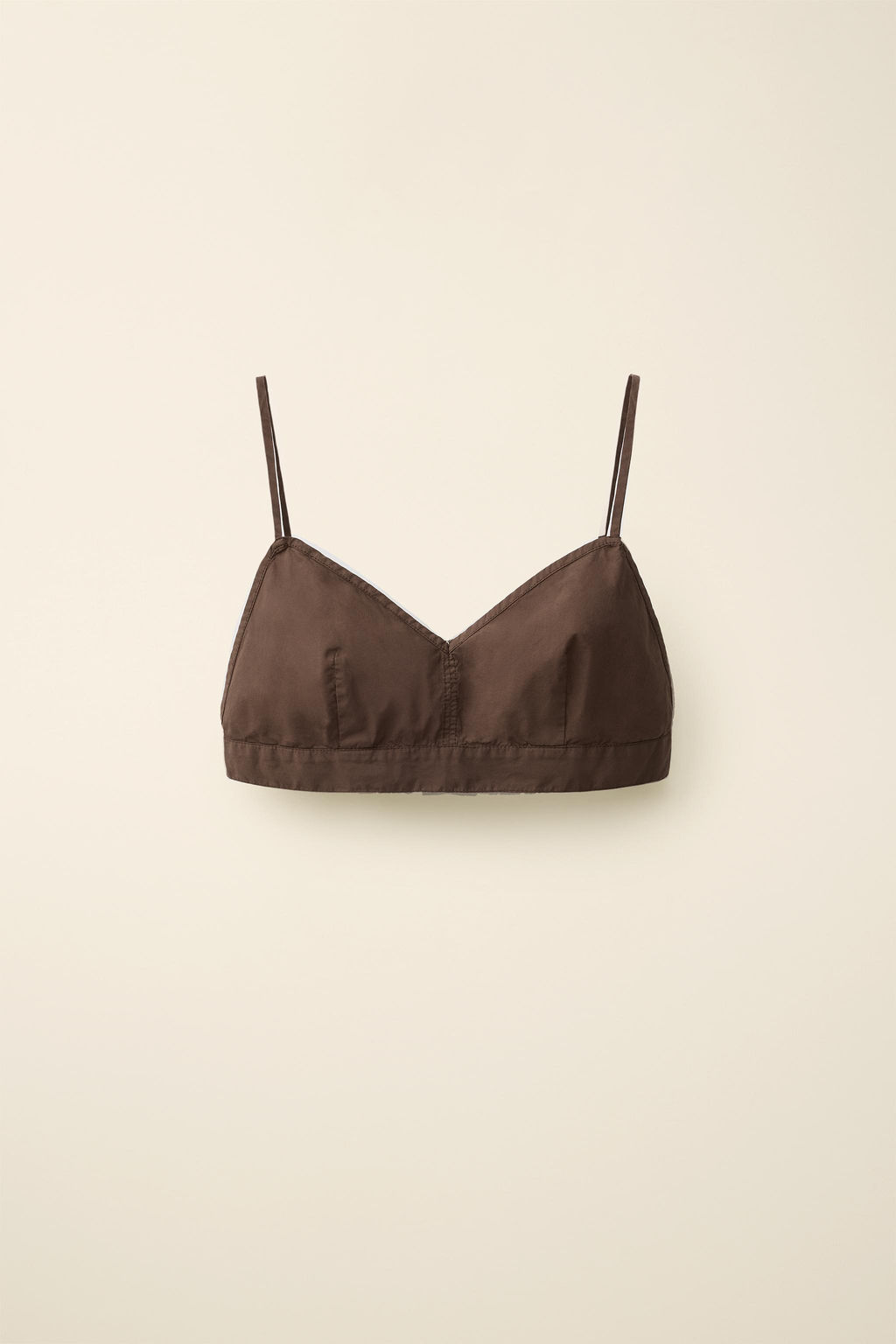 TOP POPEL?N CREATED BY CARAMEL LONDON X ZARA / Chocolate