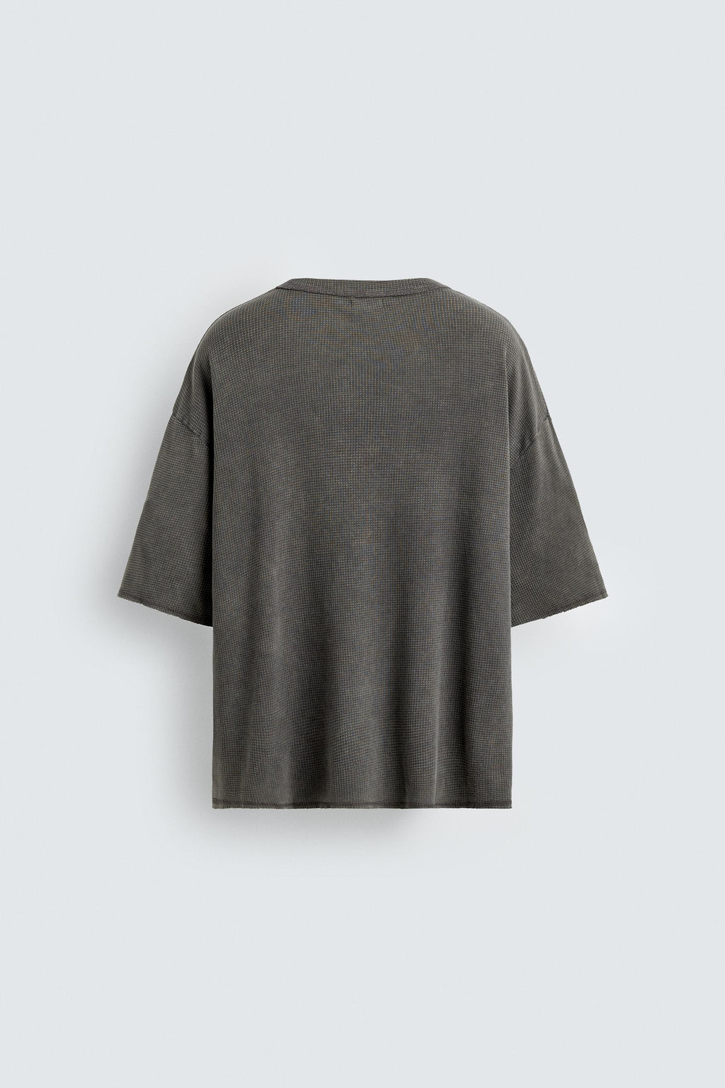 WASHED PRINT KNIT T-SHIRT - Zara фото 9