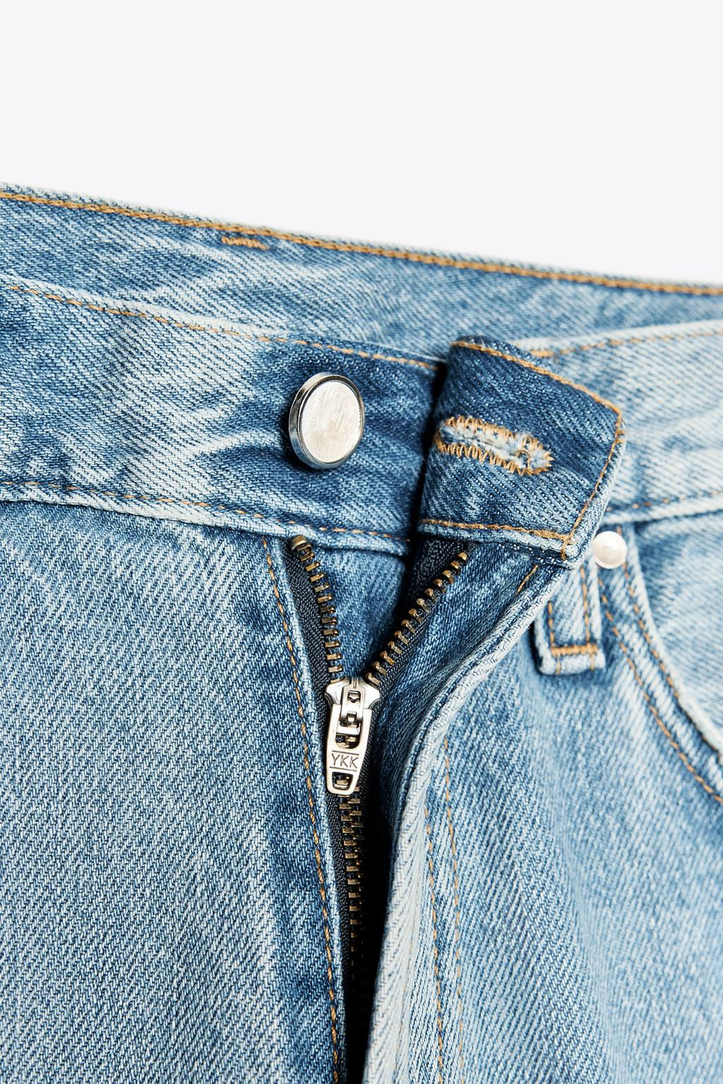 ZW COLLECTION WIDE-LEG LOW-RISE JEANS - Zara фото 34