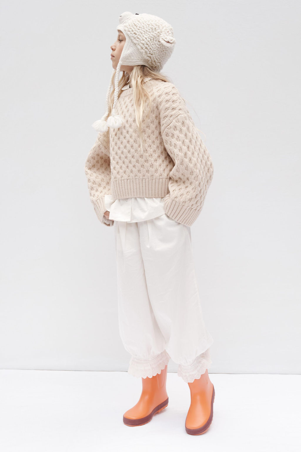 CABLE KNIT WOOL JUMPER LIMITED EDITION - Zara фото 11