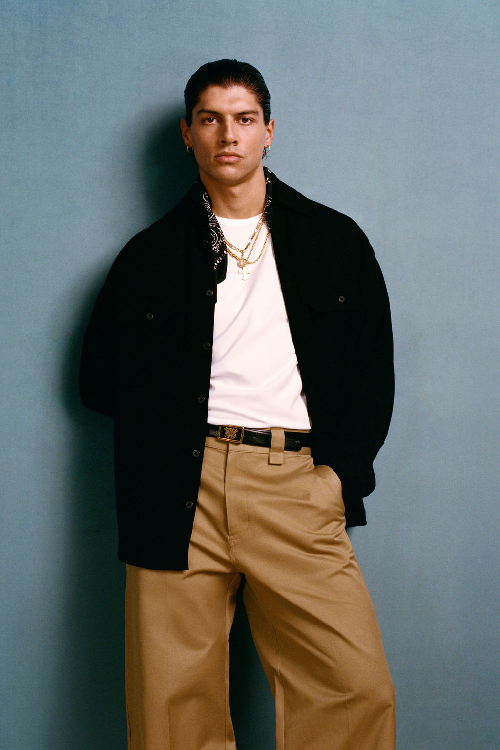 PANTAL?N CHINO WIDE FIT WILLY CHAVARRIA X ZARA / Beige