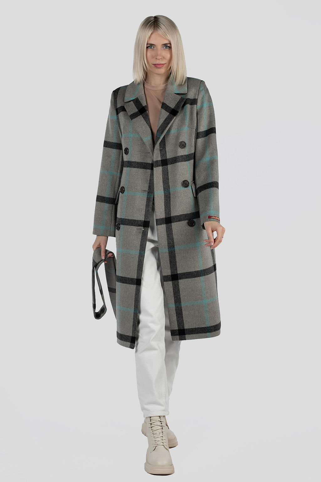 Пальто женское демисезонное (пояс) - El podio фото 2