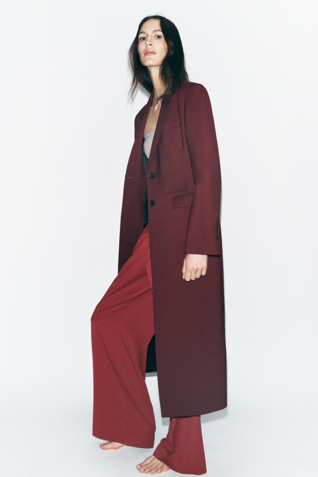 ZW COLLECTION TAILORED LONG COAT - Zara фото 4