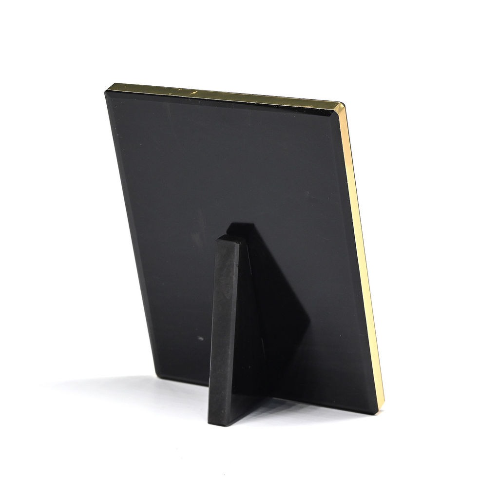 Икона настольная из обсидиана 70*30*95мм "Богородица". Радуга камня