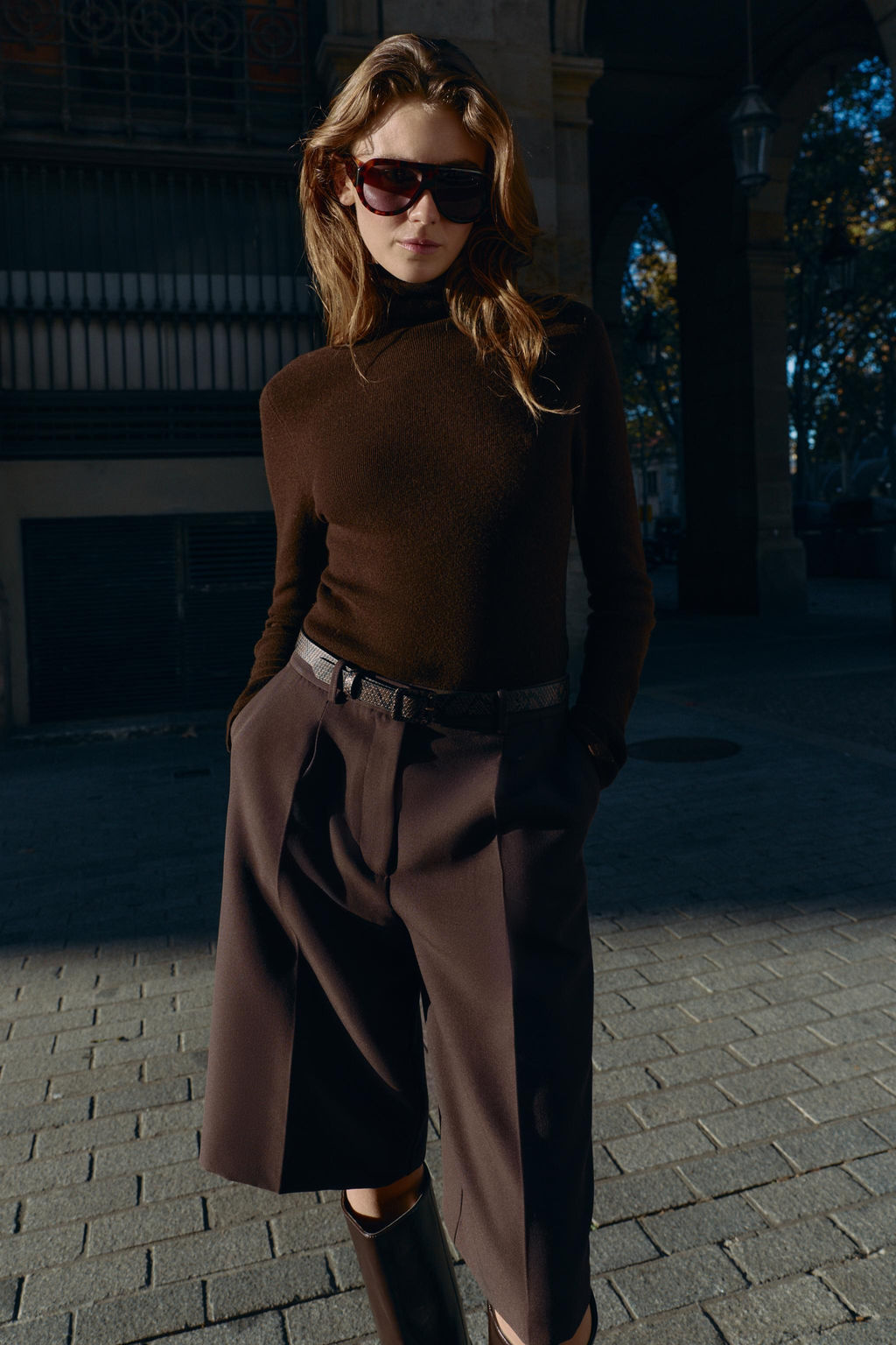 LONG BERMUDA SHORTS WITH BELT - Zara фото 7