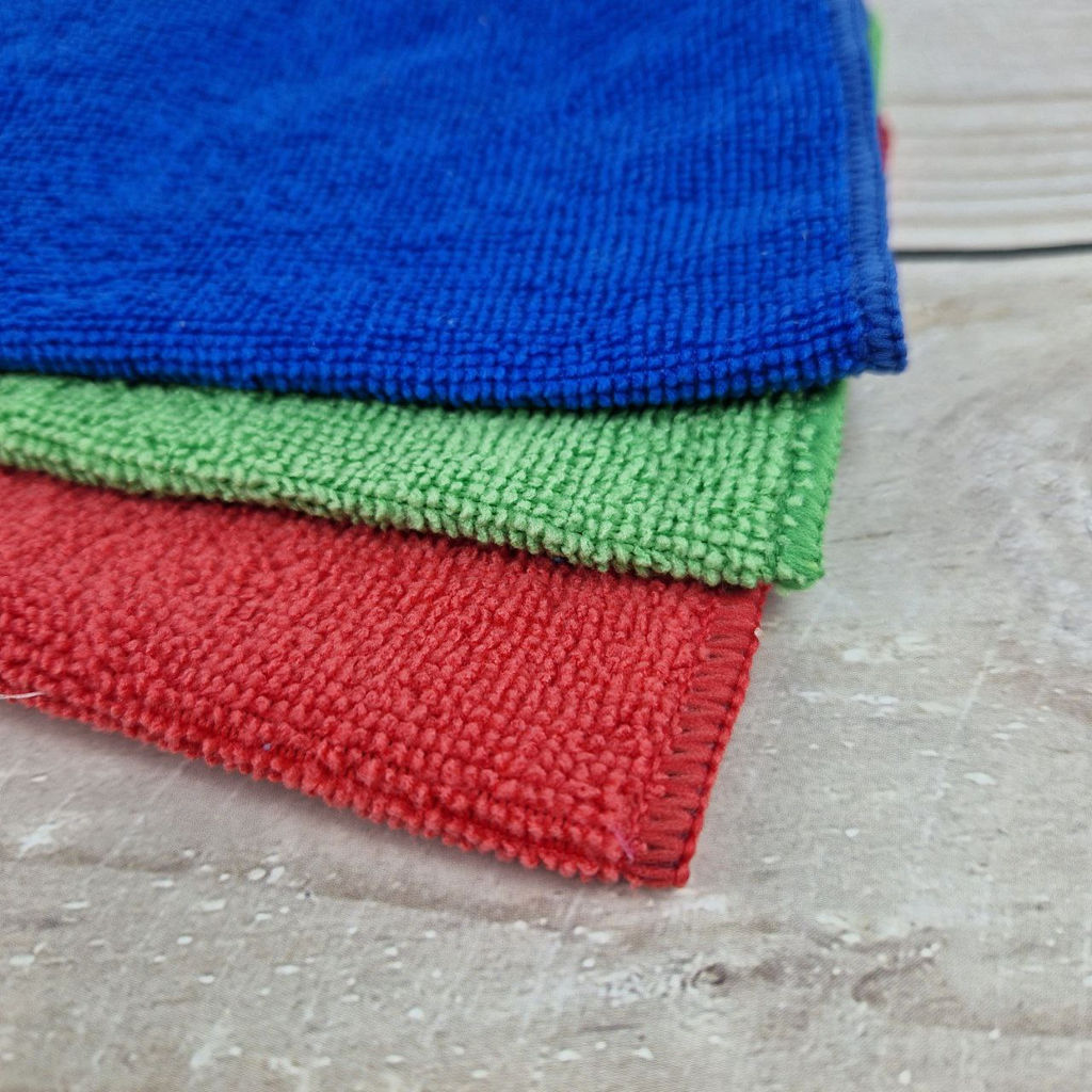 Цена за 2 шт. Набор салфеток из микрофибры LuiDon 3шт., 30*30см OLS-862-4 (10011)