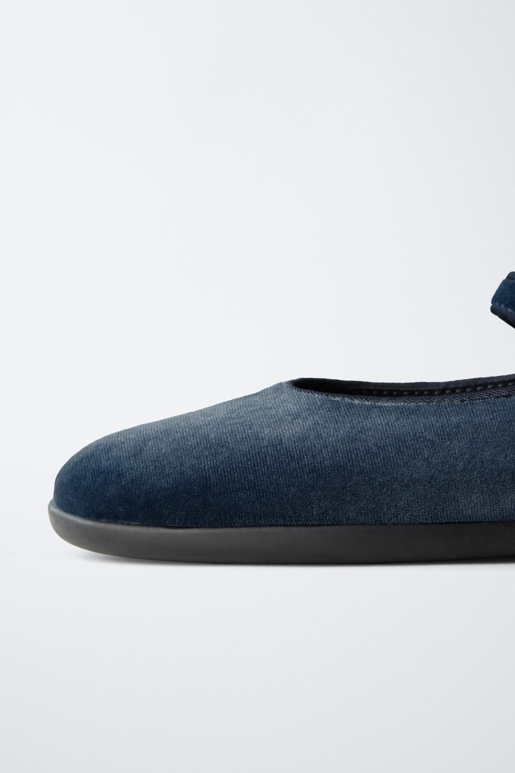 VELVET BALLET FLATS - Zara фото 6