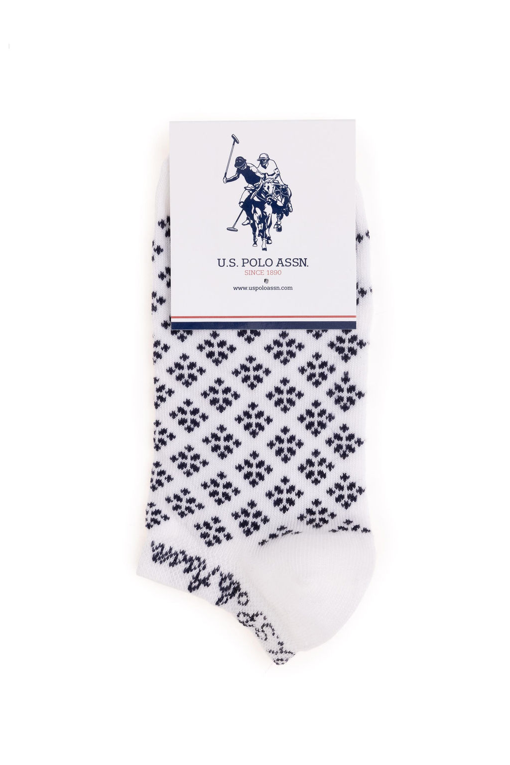 Женские белые носки-пинетки Неожиданная скидка в корзине - U.s. polo assn фото 4