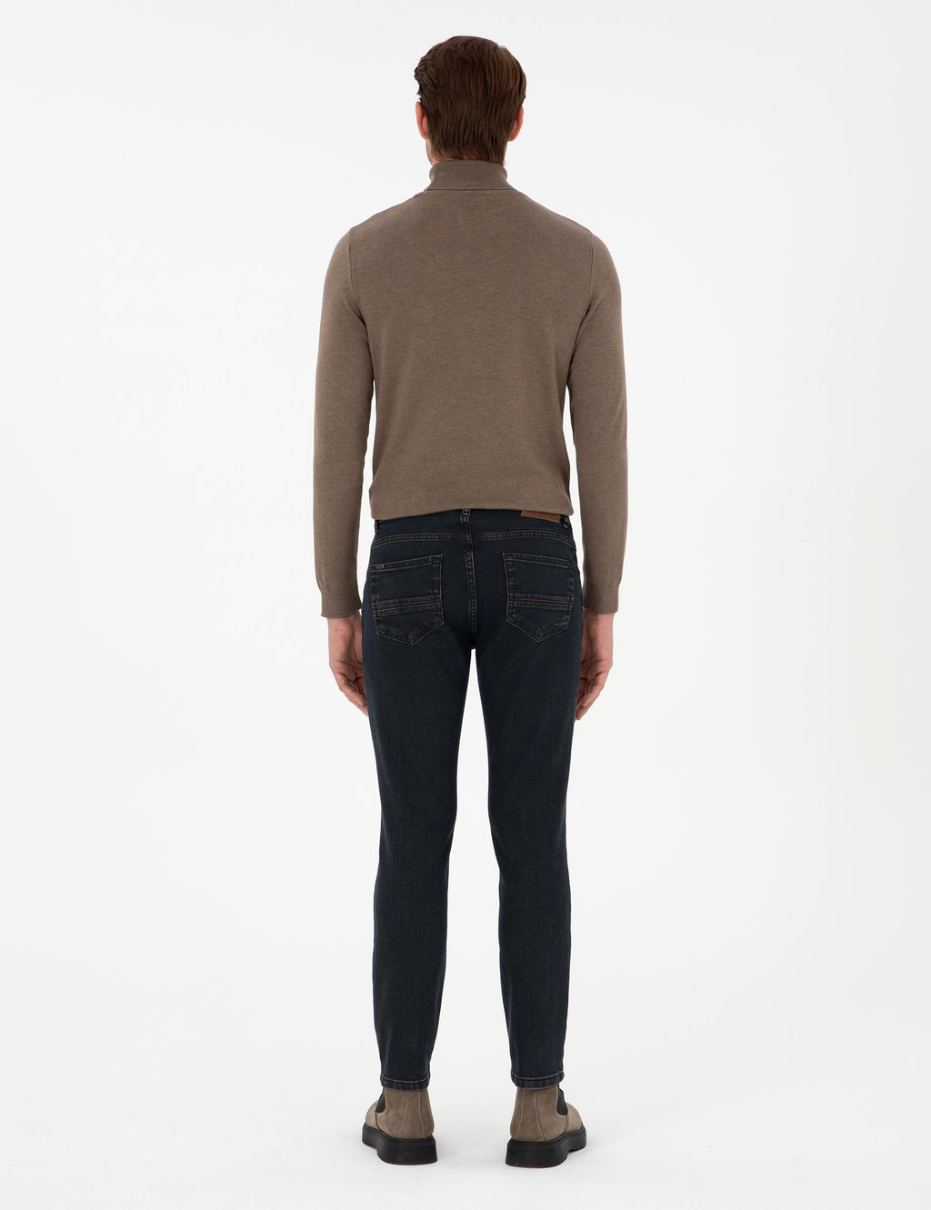 Koyu Mavi Slim Fit Jean Pantolon - Pierre cardin фото 4