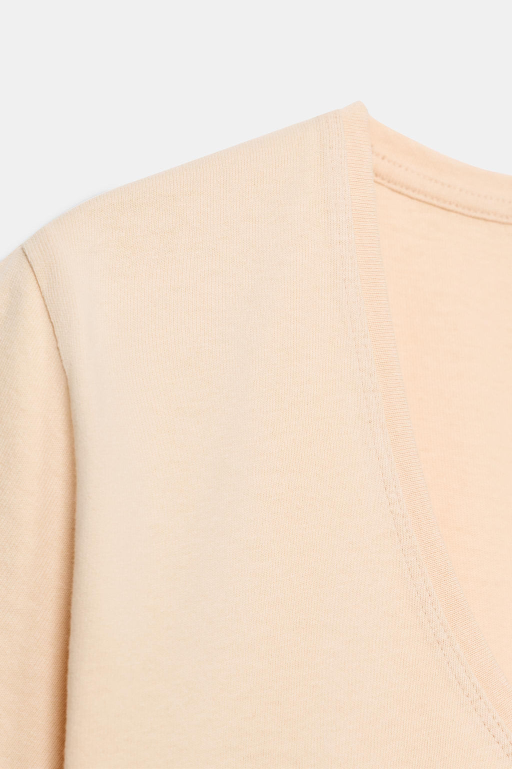 CAMISETA ALGOD?N MANGA CORTA / rosa claro