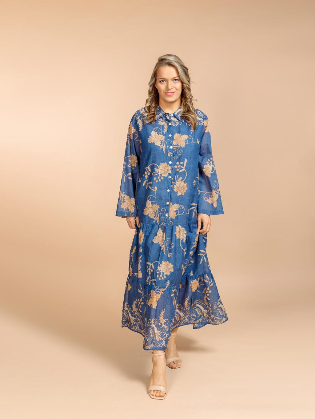 Платье (хлопок) №25-605-2 (Лето-2025) - Ганг фото 2