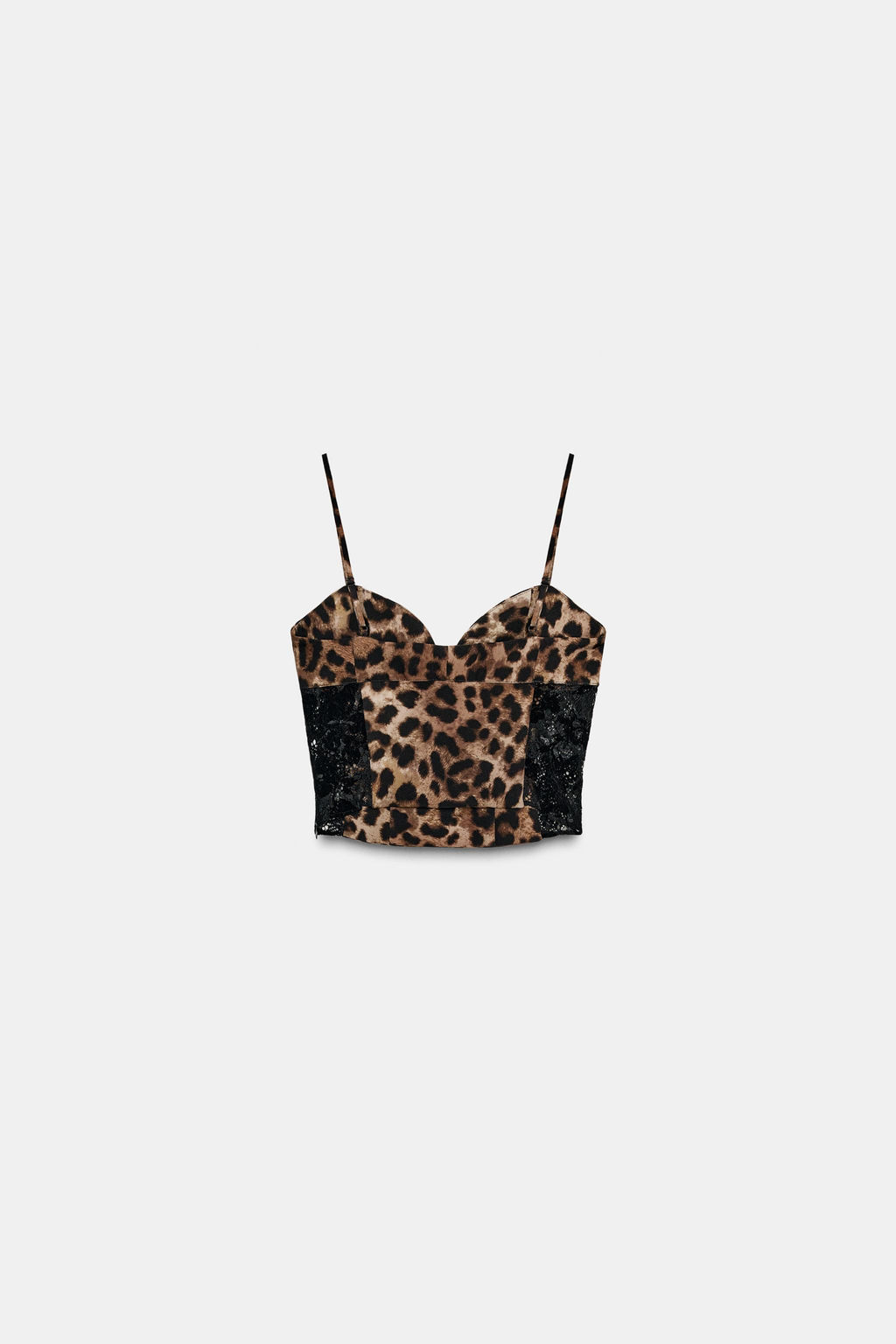 ANIMAL PRINT LACE TOP - Zara фото 7