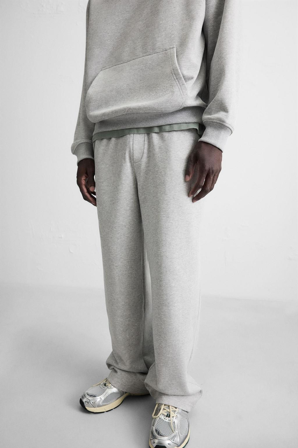 WIDE-LEG JOGGER TROUSERS - Zara фото 33