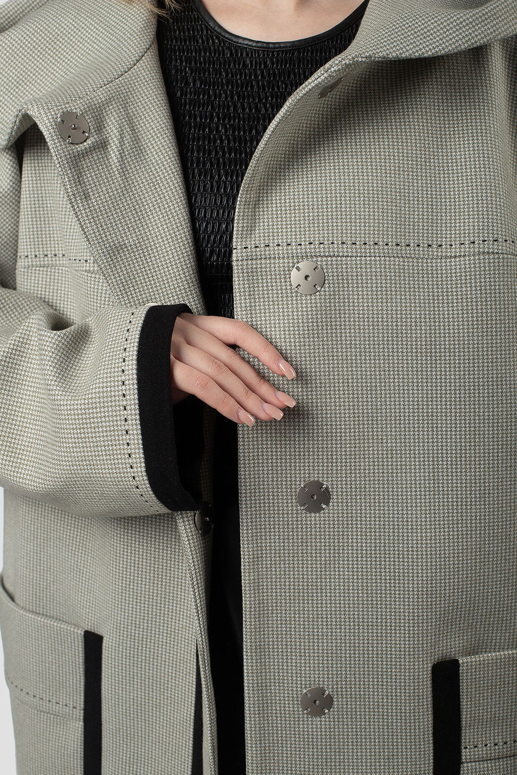 01-12227 Пальто женское демисезонное - El podio фото 13