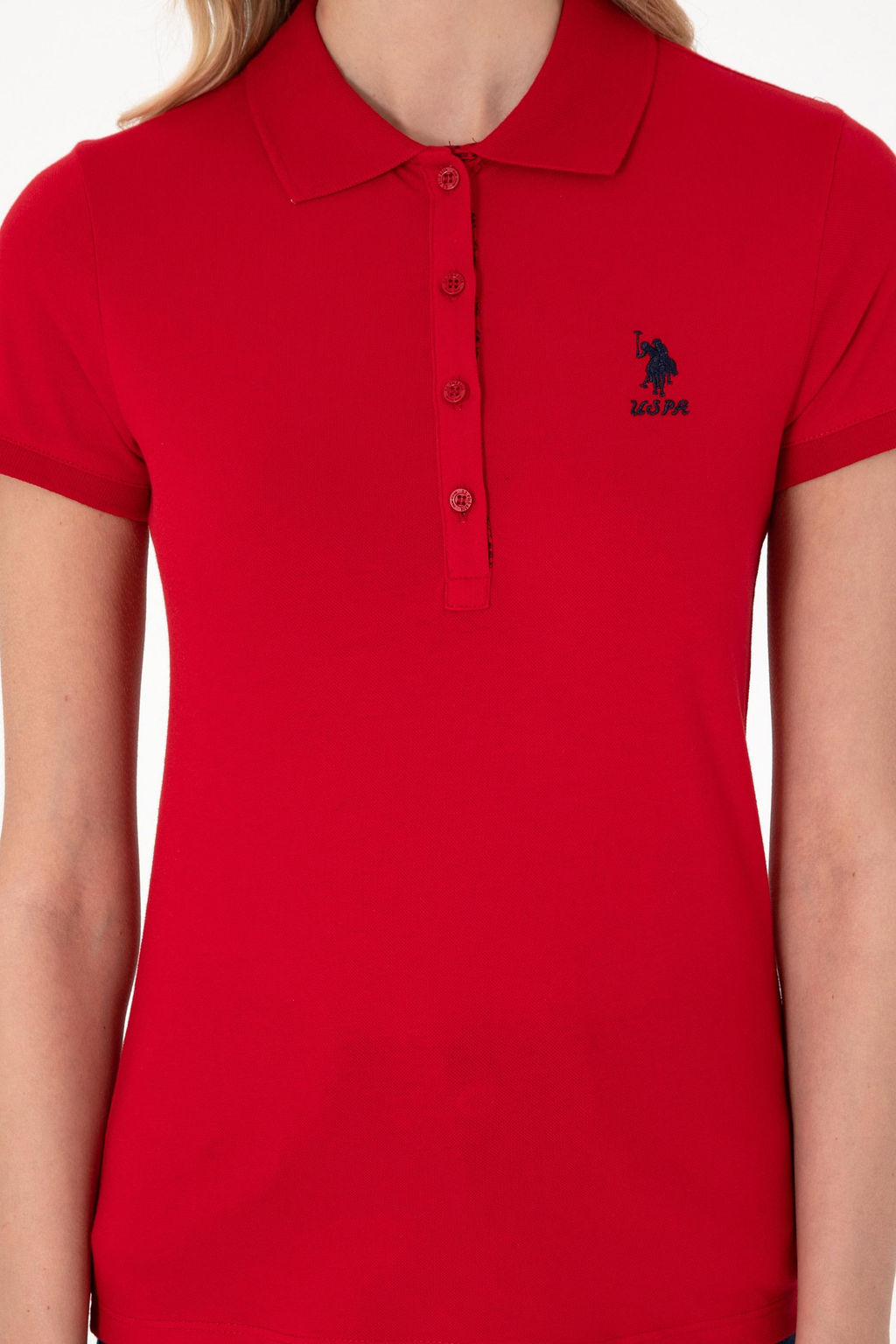 Kad_n K_rm_z_ Basic Polo Yaka Ti__rt Sepette S_rpriz _ndirim - U.s. polo assn фото 6