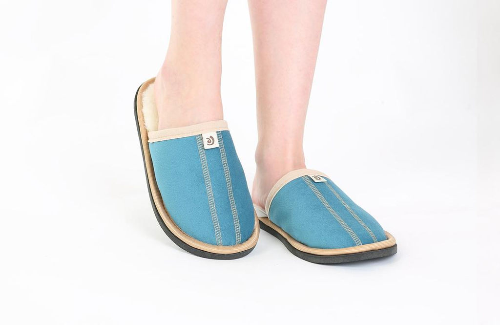 Тапочки-шлепанцы арт.4010-58 МАКО Бирюза