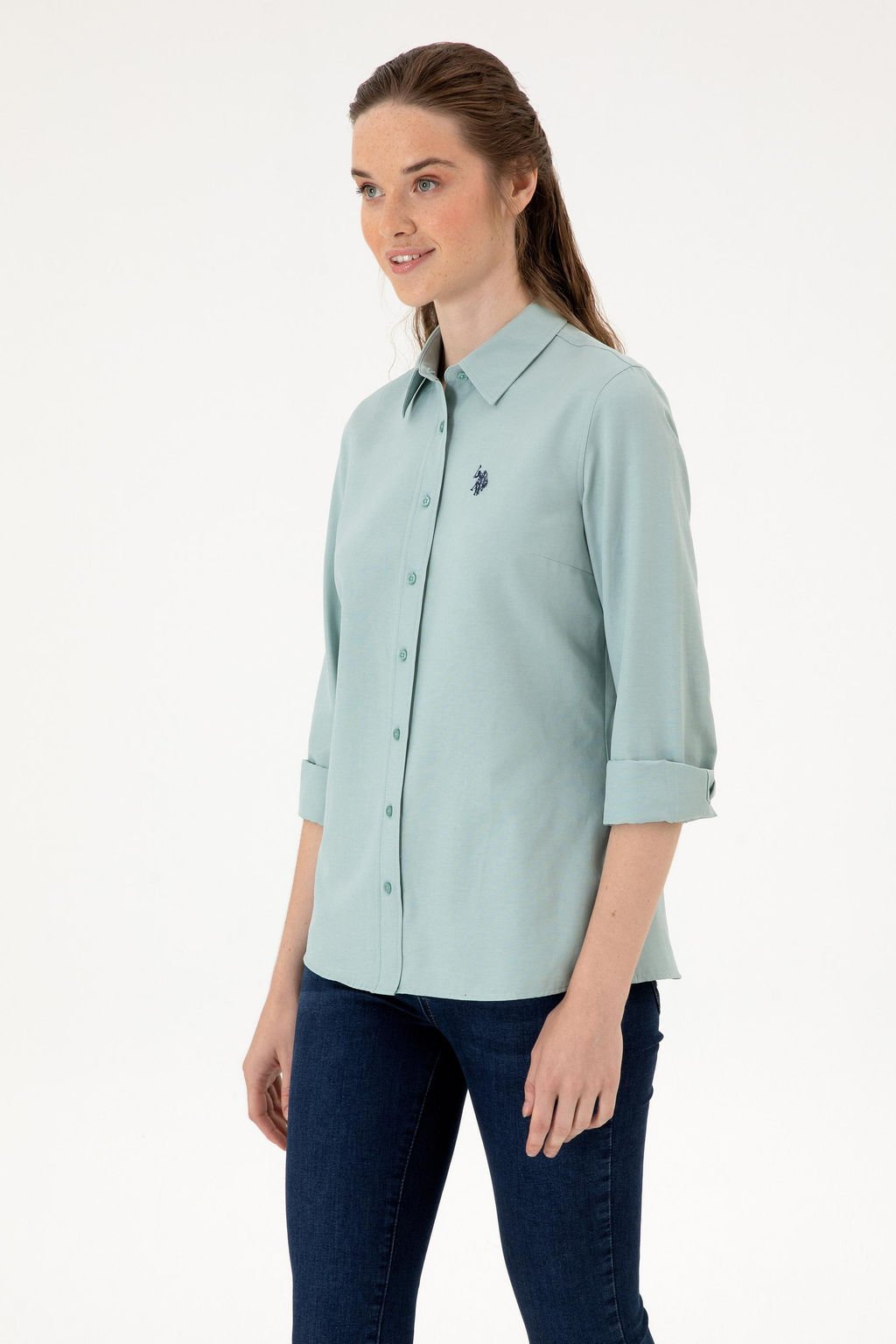 Kad_n Mint Uzun Kollu Basic G_mlek Sepette S_rpriz _ndirim - U.s. polo assn фото 3