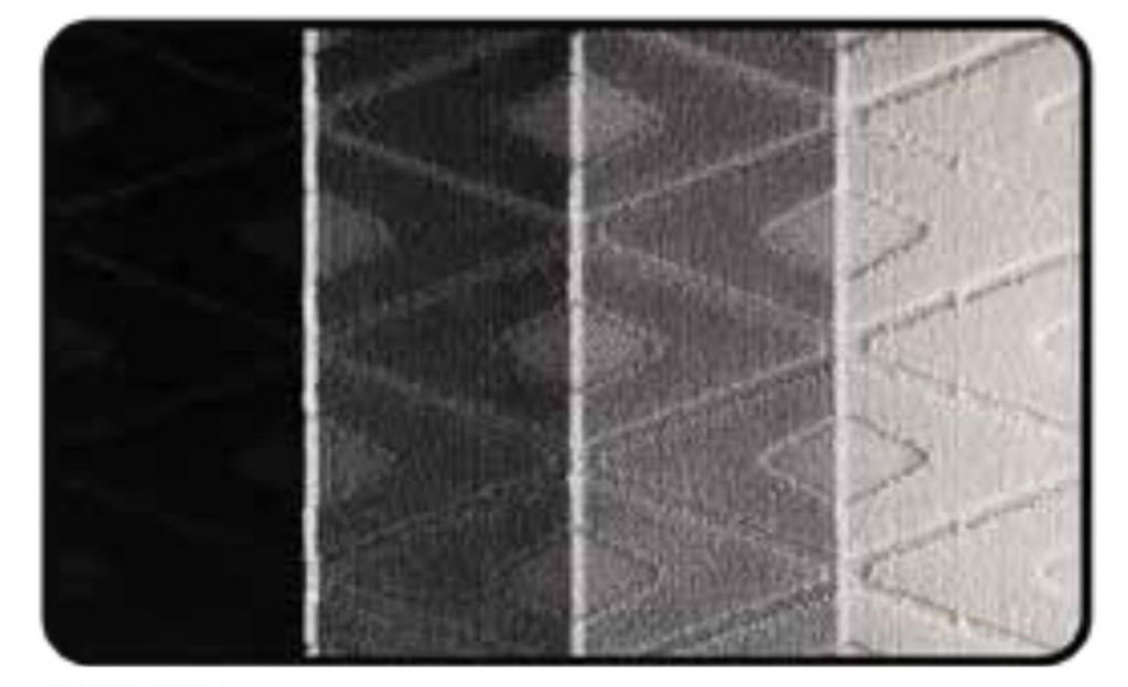 Набор ковриков 2-х пр. для ванны туалета (60*50/60*100) MARGARET 42 BLACK-01 WHITE-41 FUME-40 GREY-3 - Efor фото 2