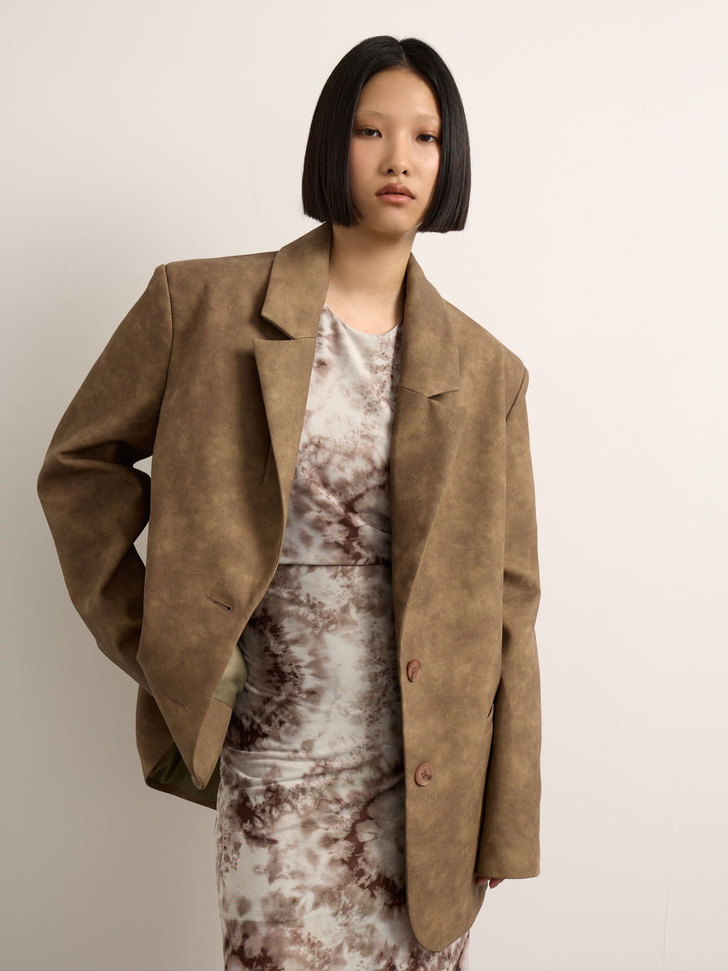 Платье с вырезом халтер из сетки - Mollis фото 3