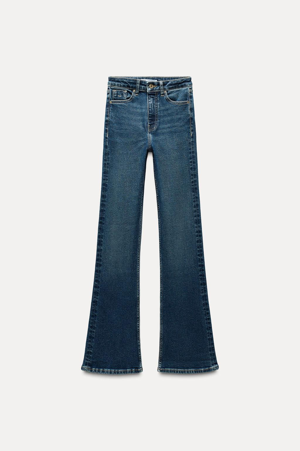 Z1975 FLARED HIGH-WAIST JEANS - Zara фото 4