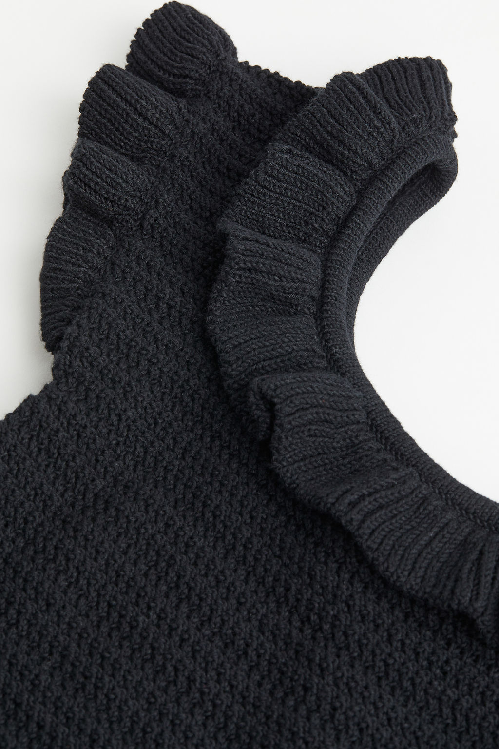 Top cropped con volantes - H&m фото 3