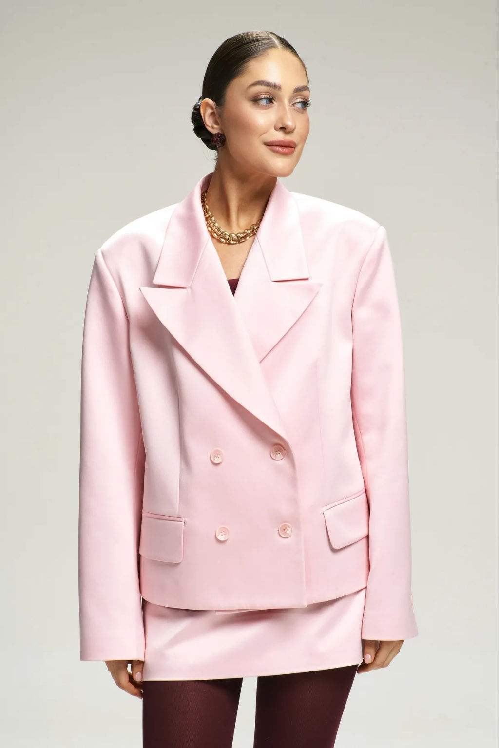 Жакет атласный Pink