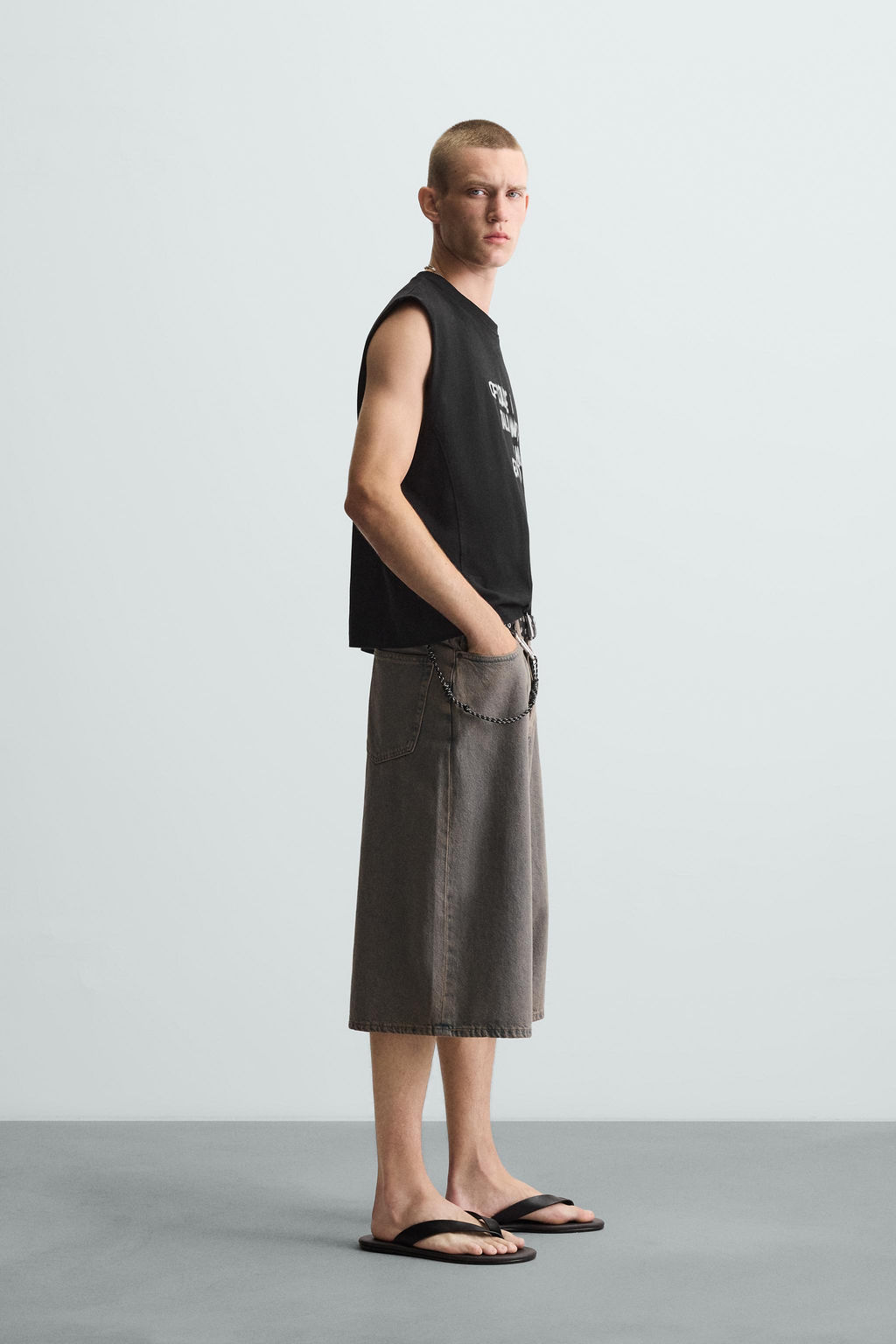 SLOGAN PRINT TANK TOP - Zara фото 4