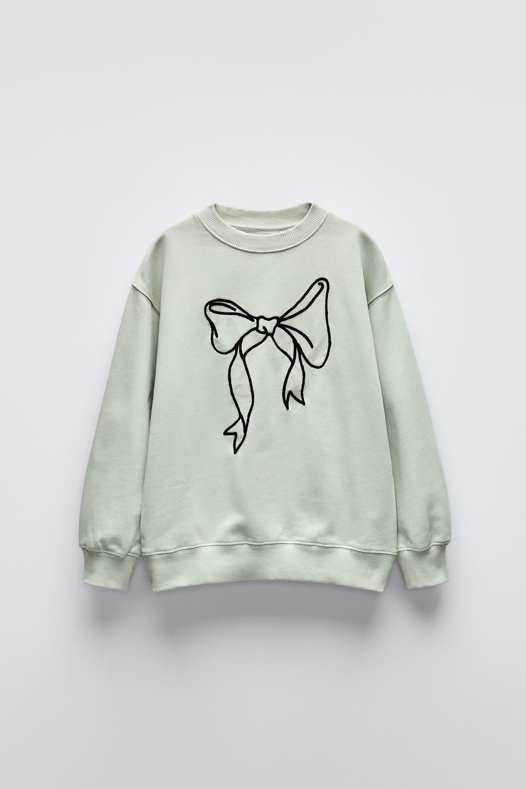 SWEATSHIRT WITH BOW - Zara фото 2