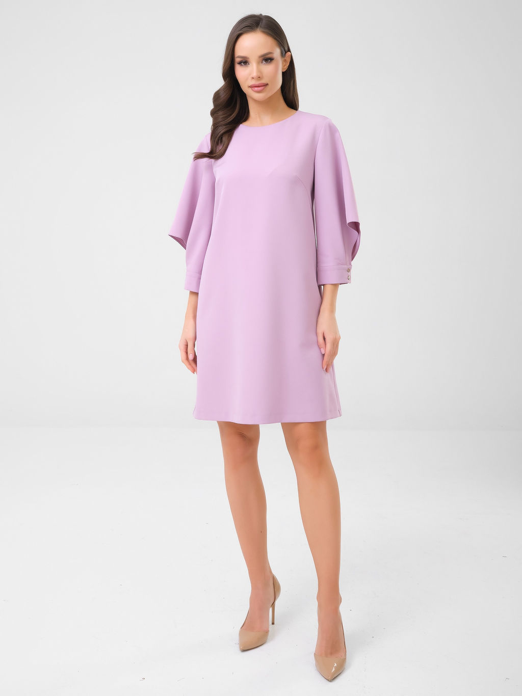 Платье с фантазийным рукавом - Stilla фото 3