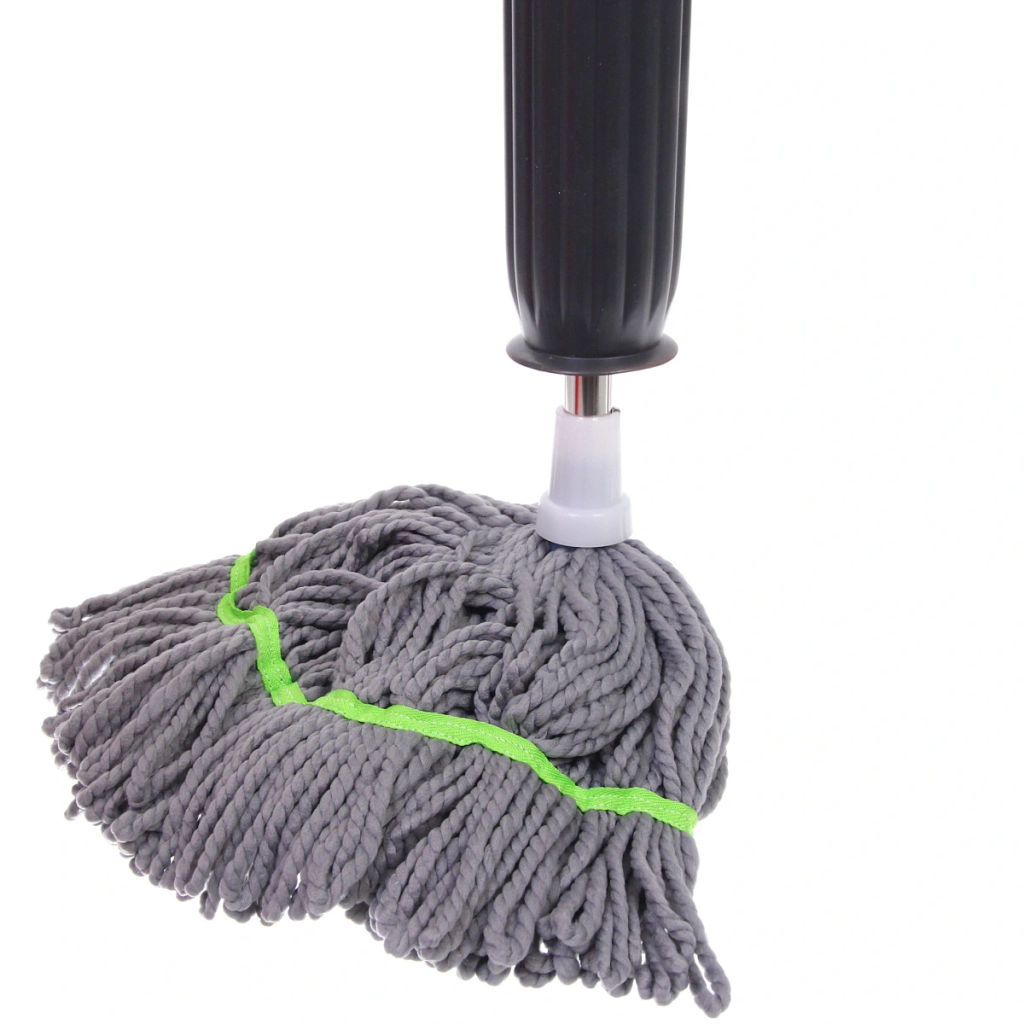 Швабра моп отжимная серая