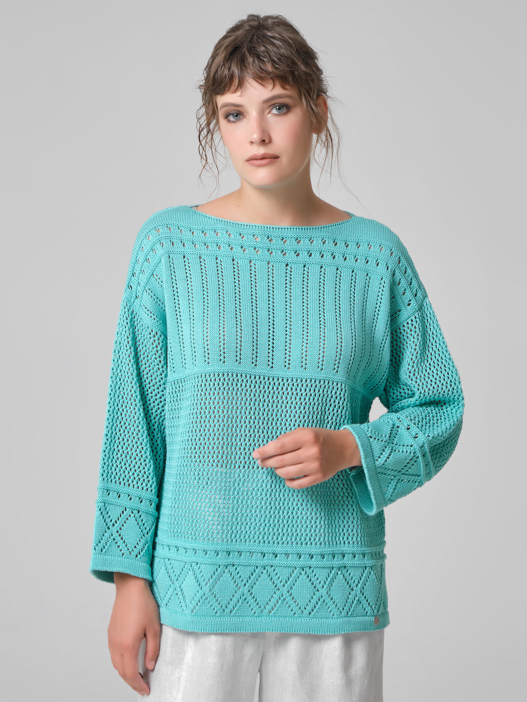 Джемпер вязаный - Marchello marchellini фото 4