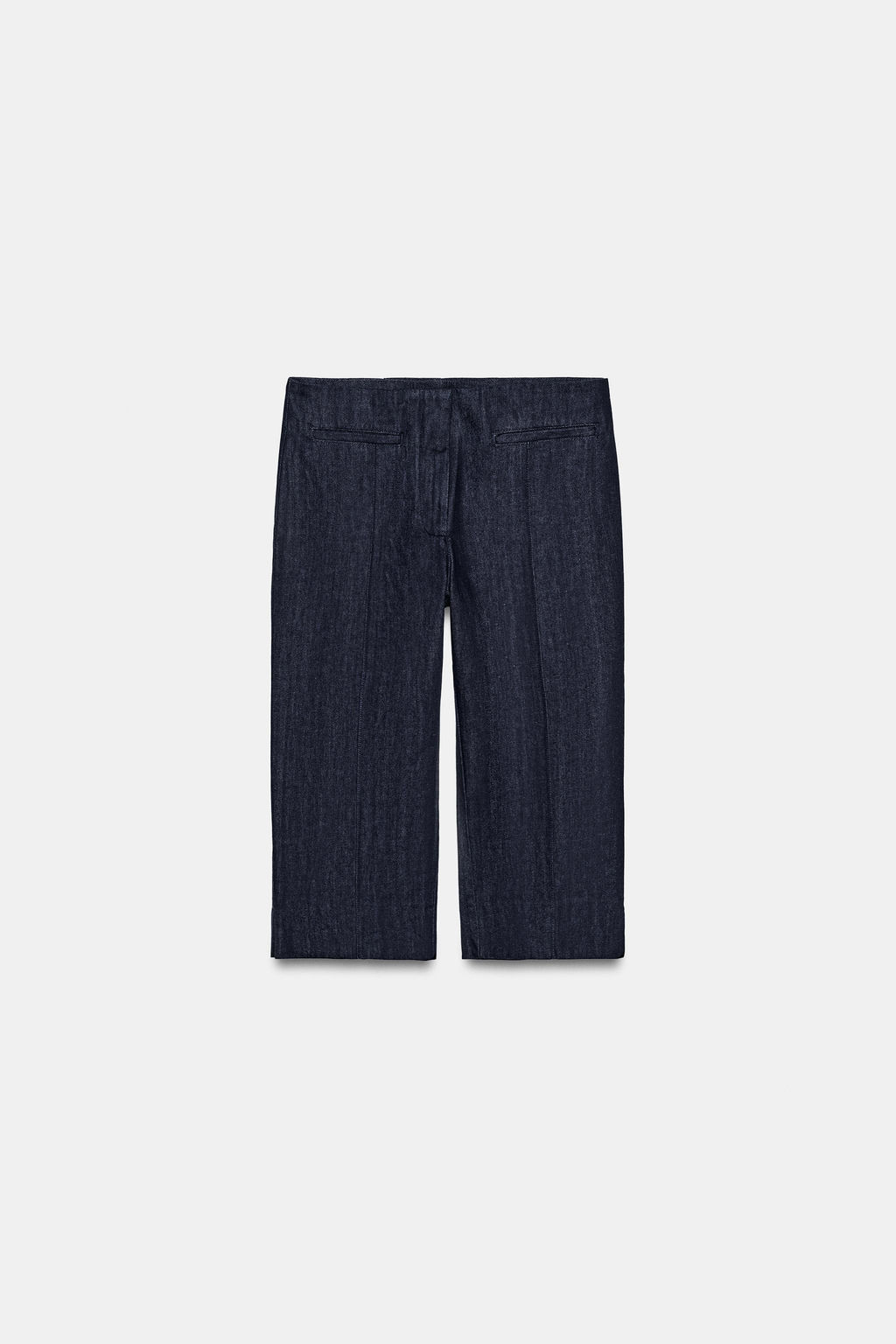 PANTAL?N CAPRI DENIM ZW COLLECTION / Azul - Zara фото 5