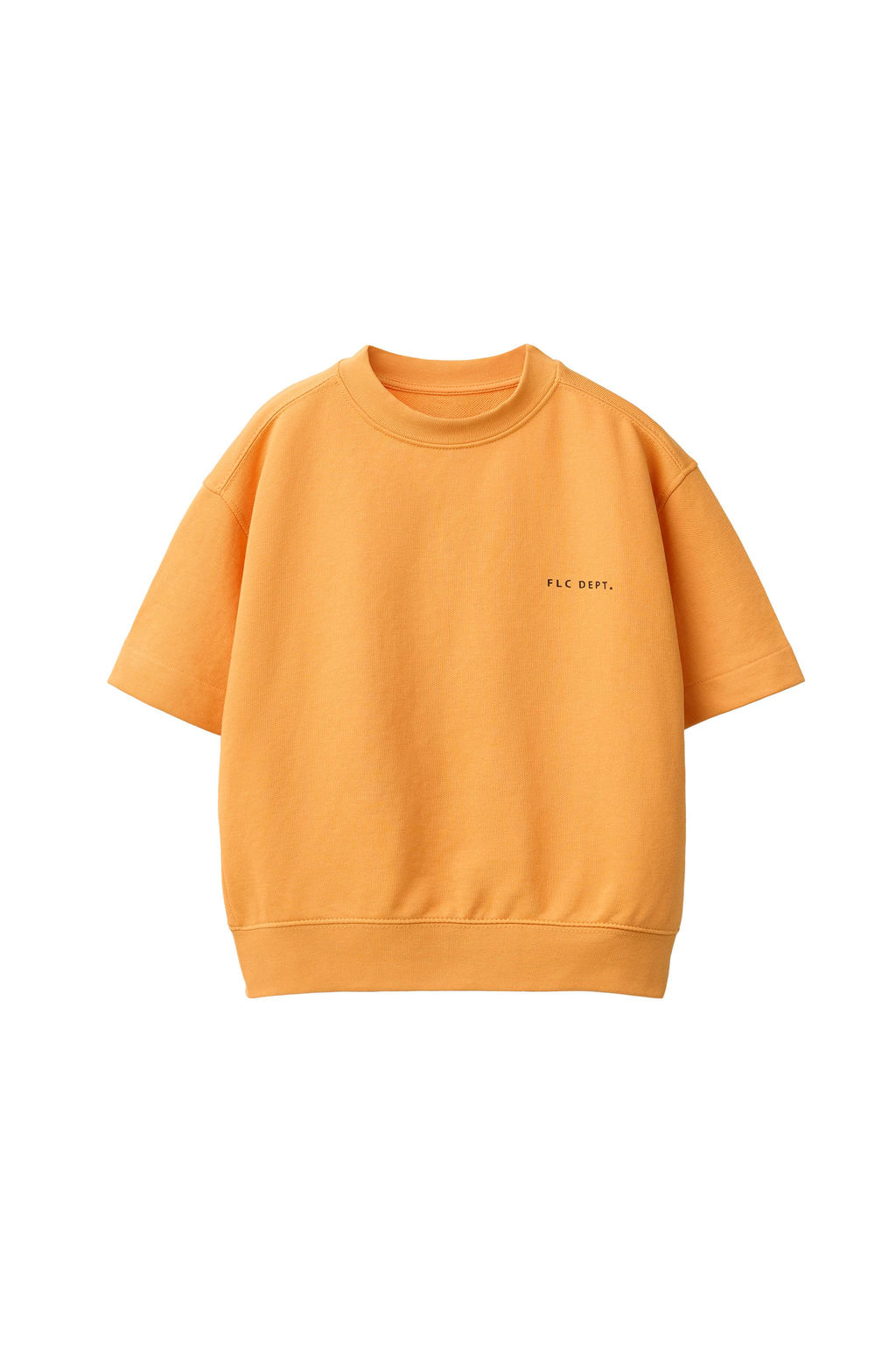 SUDADERA MANGA CORTA TEXTO RELIEVE / Naranja - Zara фото 2
