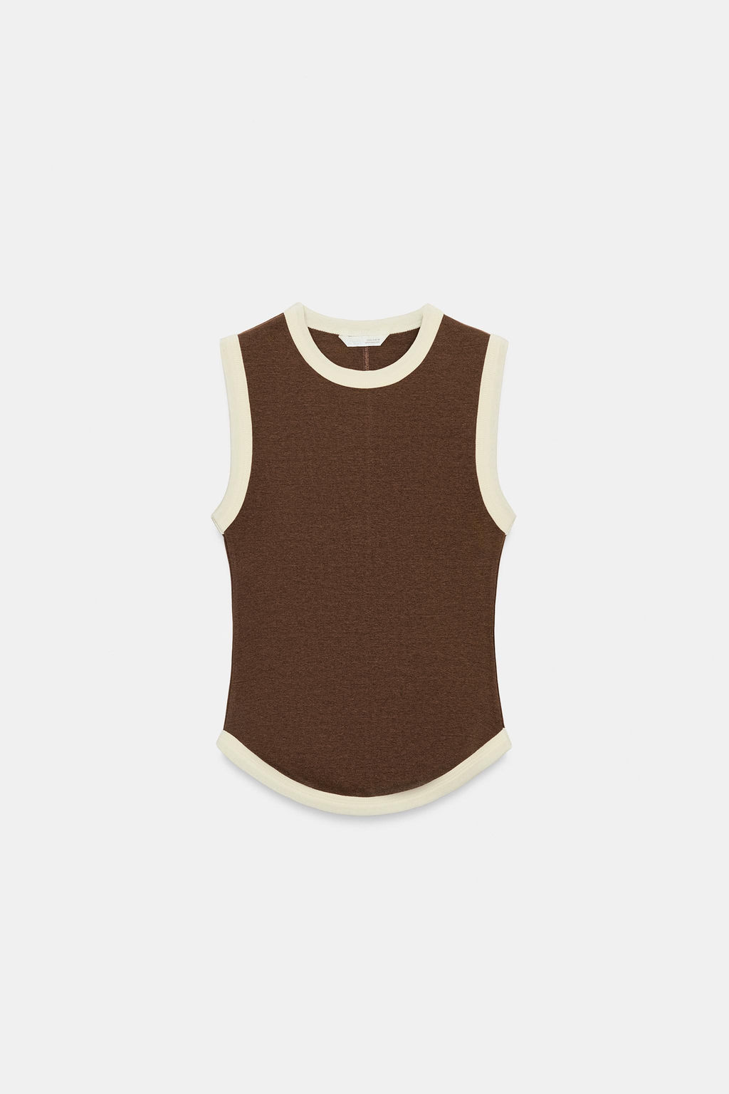 CAMISETA VIVOS CONTRASTE / Marr?n - Zara фото 6