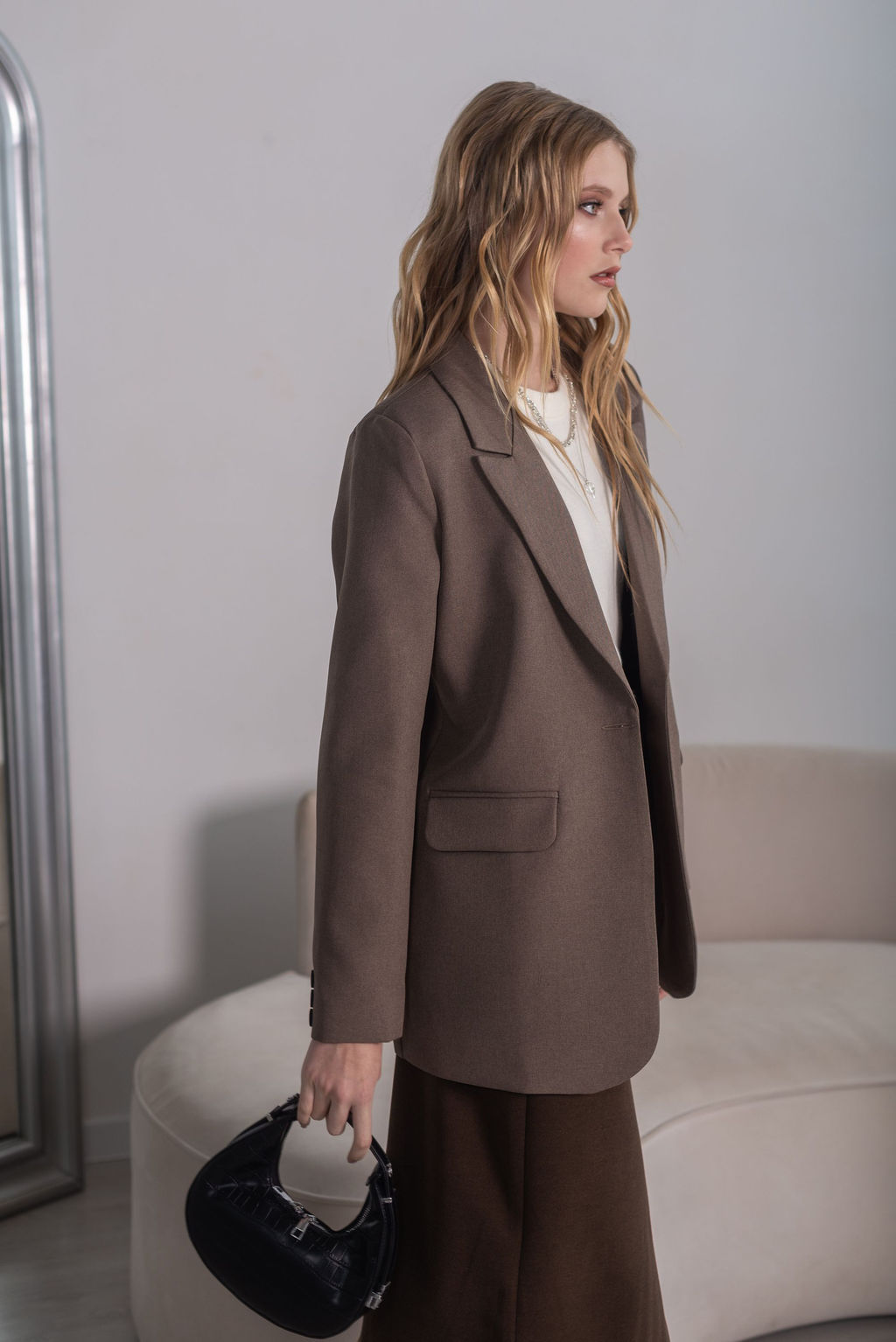 Юбка Азалия (коричневый) - Nadi bordo фото 8