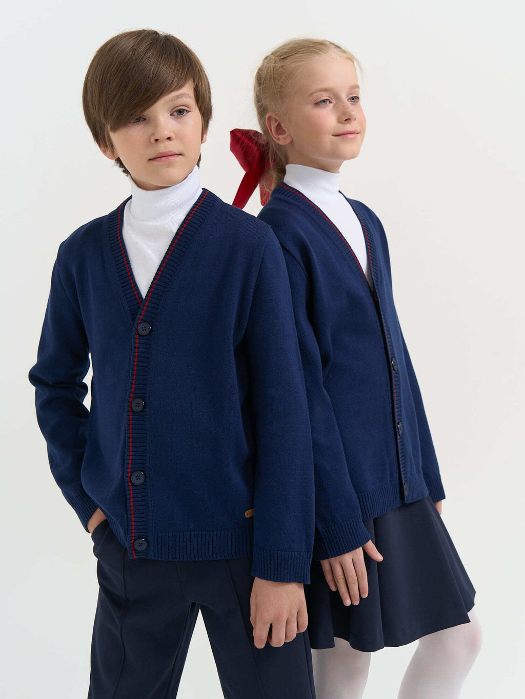 Кардиган вязаный Синий 7+ - Bungly фото 6