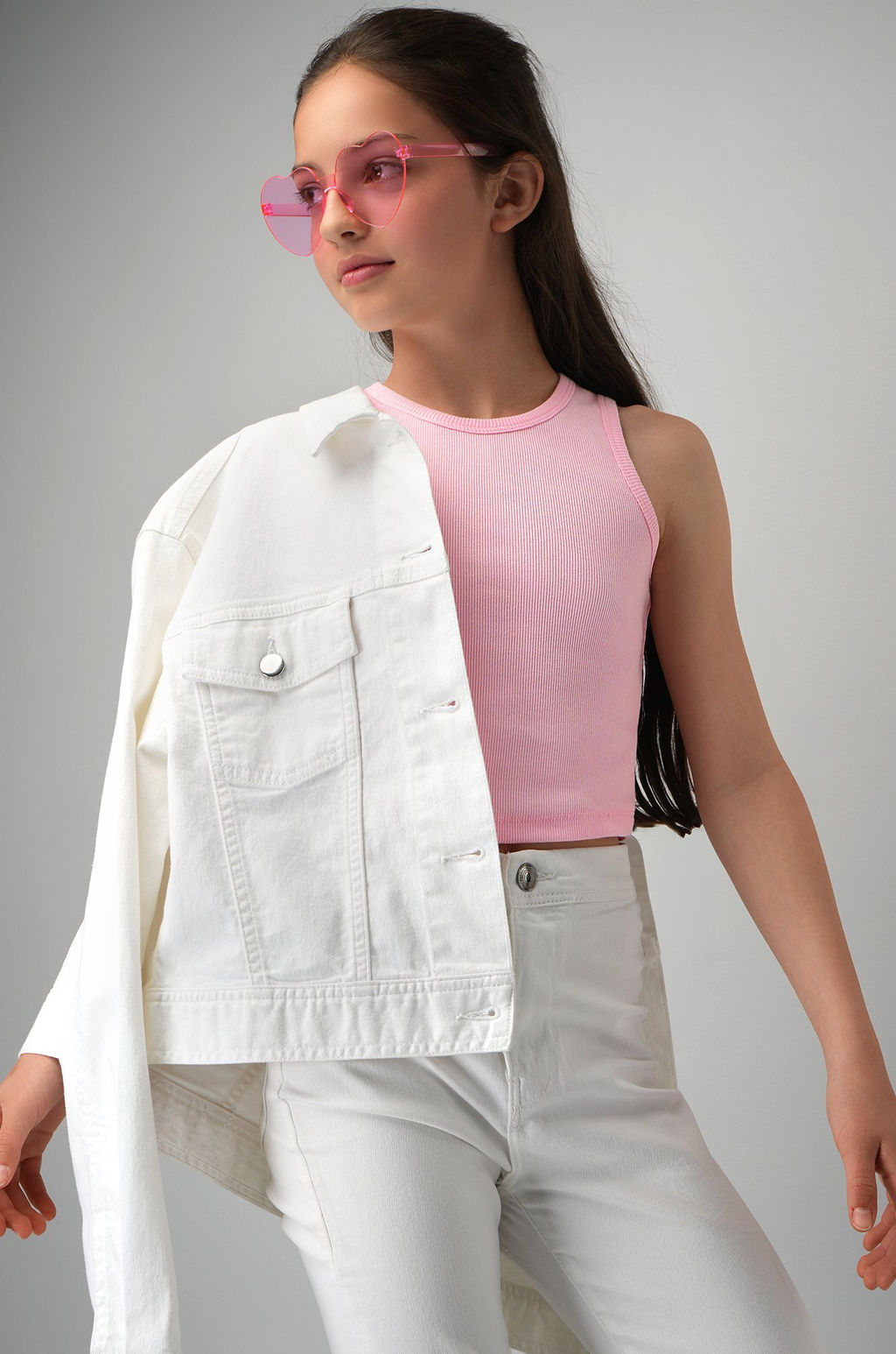 Майка-топ в рубчик для девочки Happyfox - Happy fox фото 7