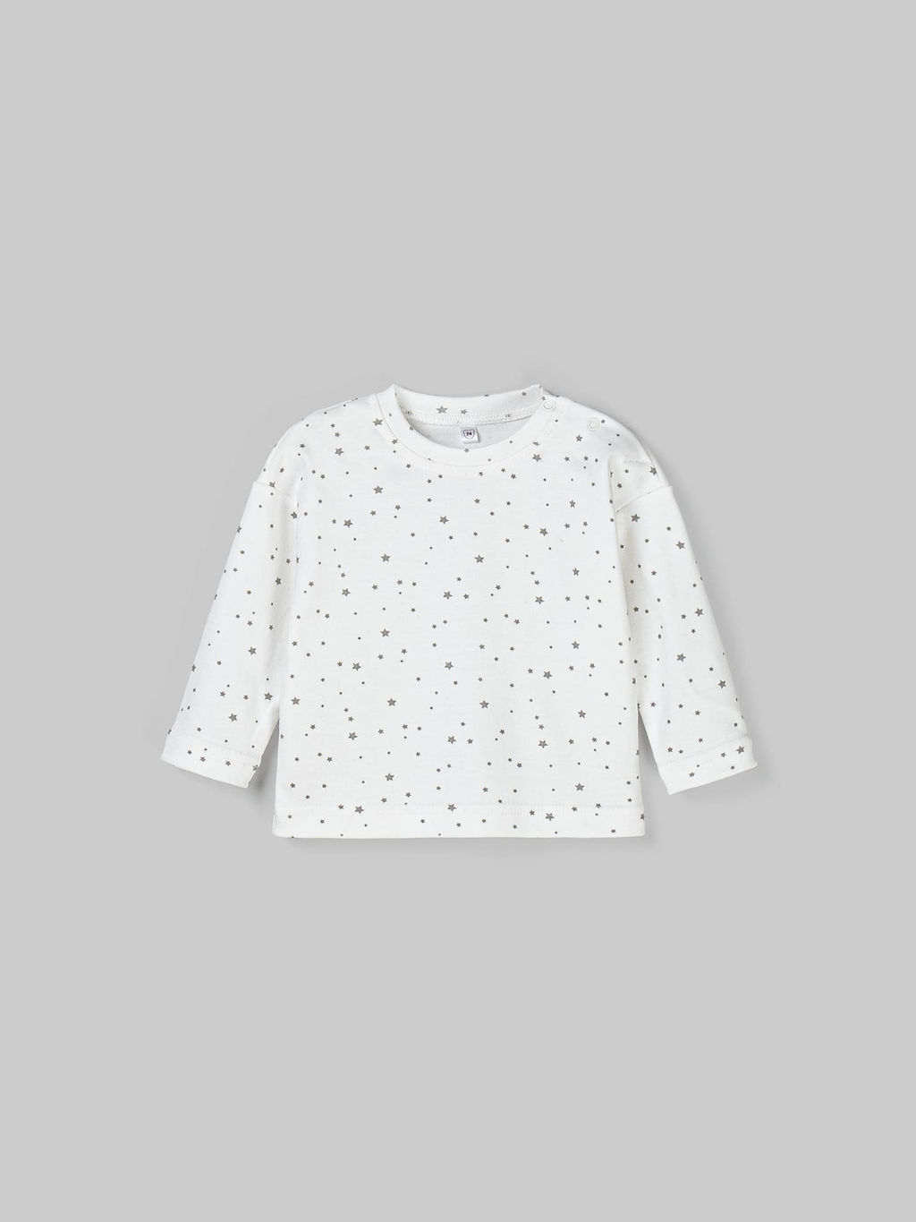 Лонгслив Серые звезды 0+