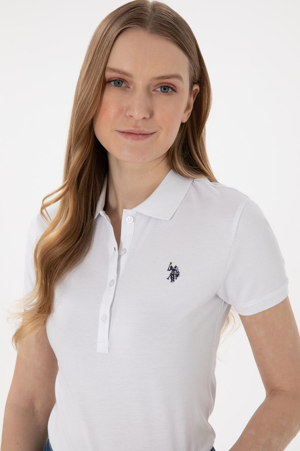 Kad_n Beyaz Basic Ti__rt Sepette S_rpriz _ndirim - U.s. polo assn фото 2