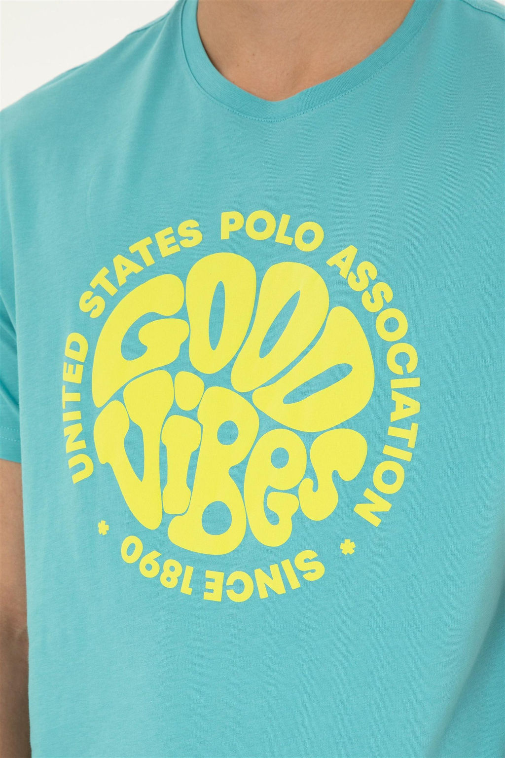 Мужская мятная футболка Неожиданная скидка в корзине - U.s. polo assn фото 7