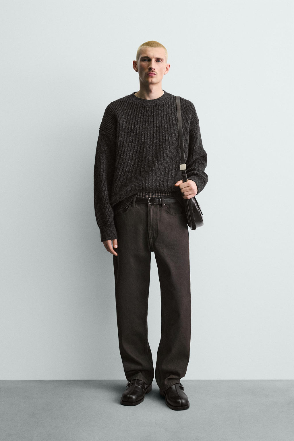 CONTRAST TEXTURED JUMPER - Zara фото 9